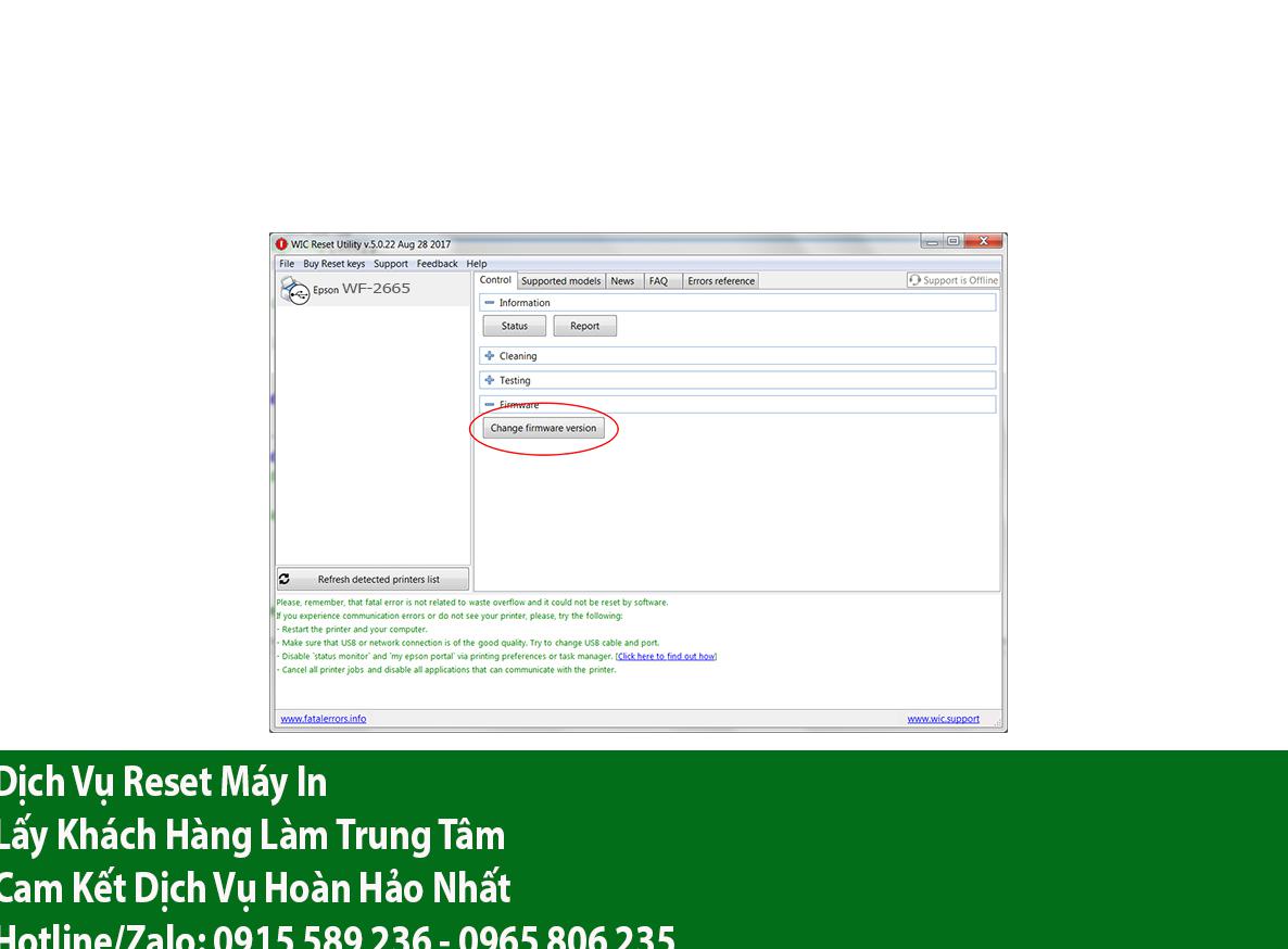 Key Firmware May In Epson WF-2665 Step 2